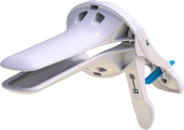 Orchid Spekulum, Open Sided, Wide (blå)