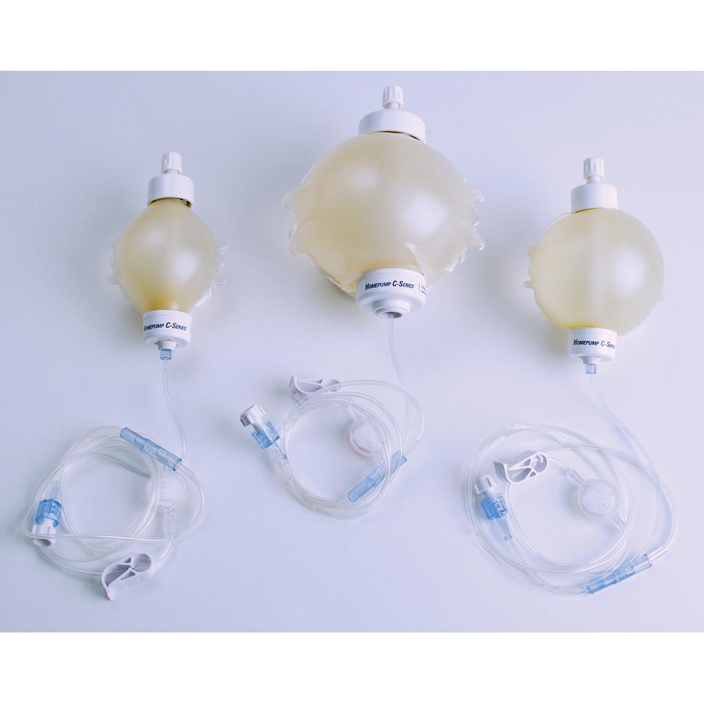 Homepump C-serie: Långsamma infusioner (60 ml, 2 ml/h) (silikon)