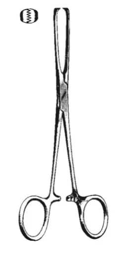 Pincett Vävnad 5x6 tänder, Allis