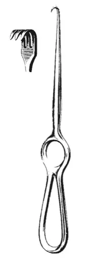 [19280-03] Retraktor Volkmann, 3 tänder