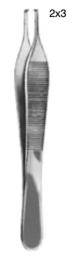 [11179-12] Pincett Vävnad 2x3 Tänder Adson
